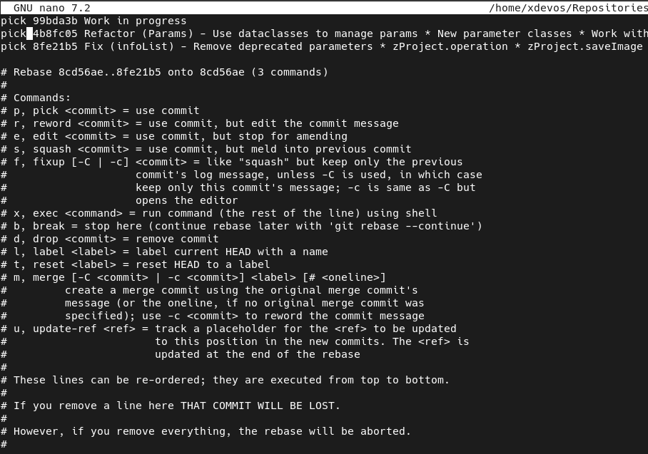 Rebase example